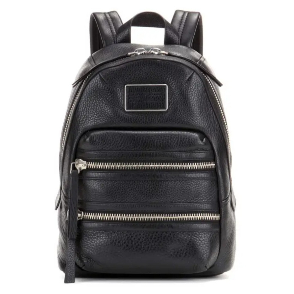 RARE, VINTAGE NWT Marc by Marc Jacobs Black Leather DOMO BIKER BACKPACK-$478